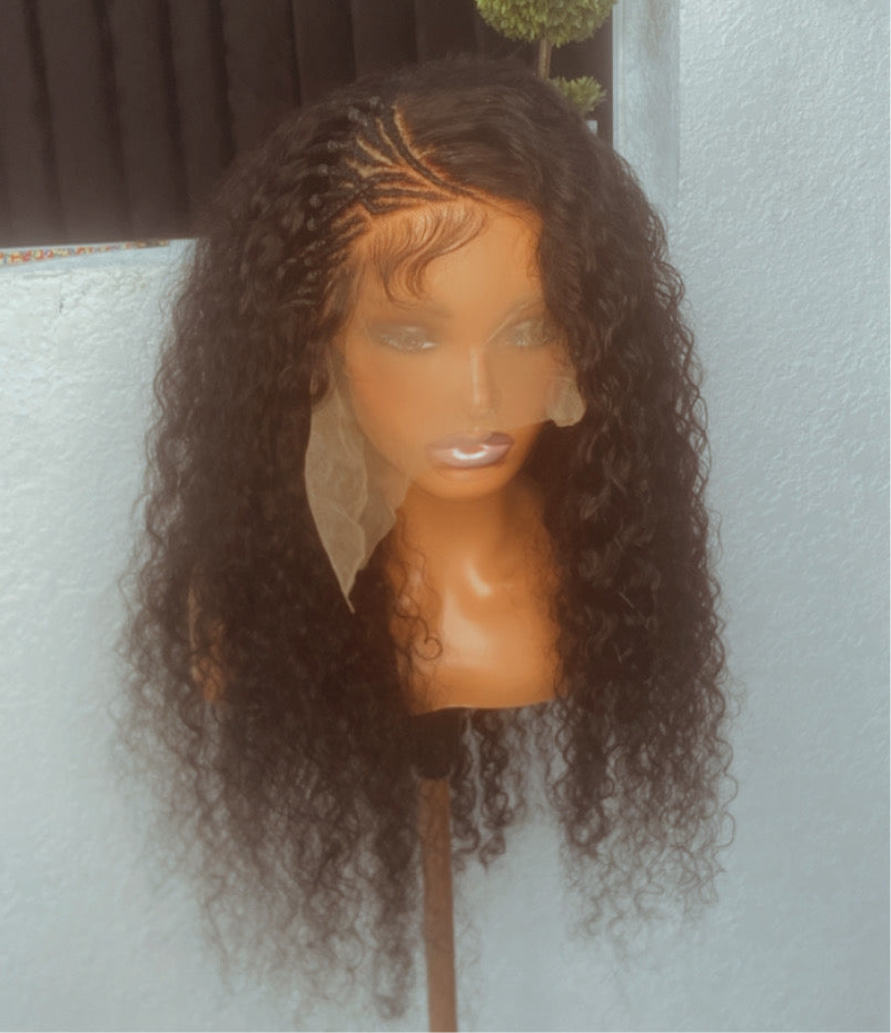 30” Deep wave side braids