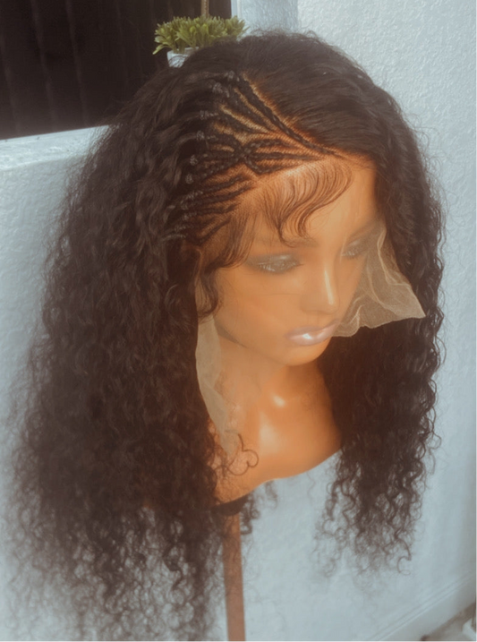 30” Deep wave side braids