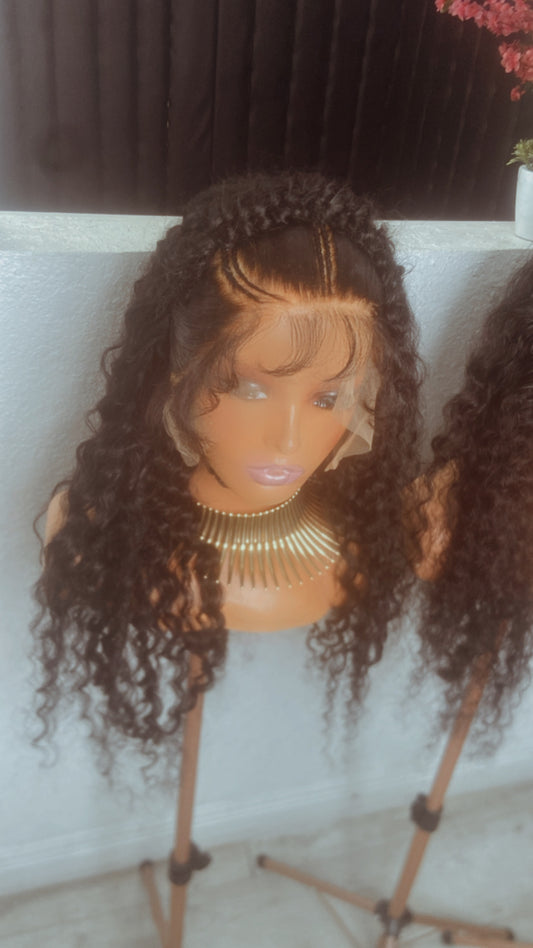 Braided 13/6 deep wave curly