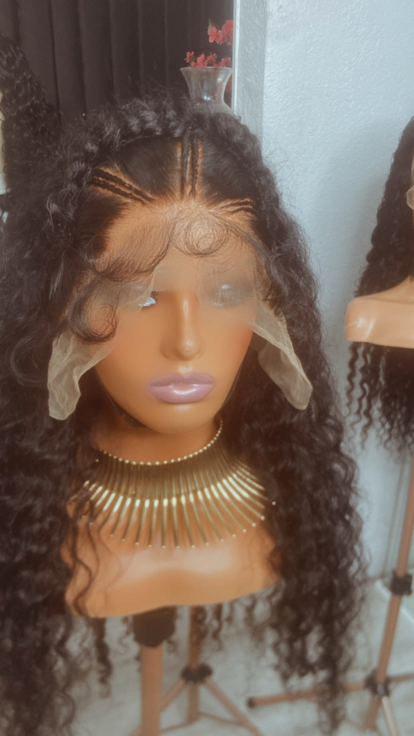 Braided 13/6 deep wave curly